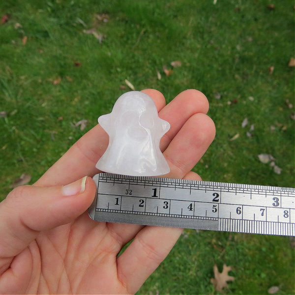 Crystal Ghost Stone Figurine 1.25"