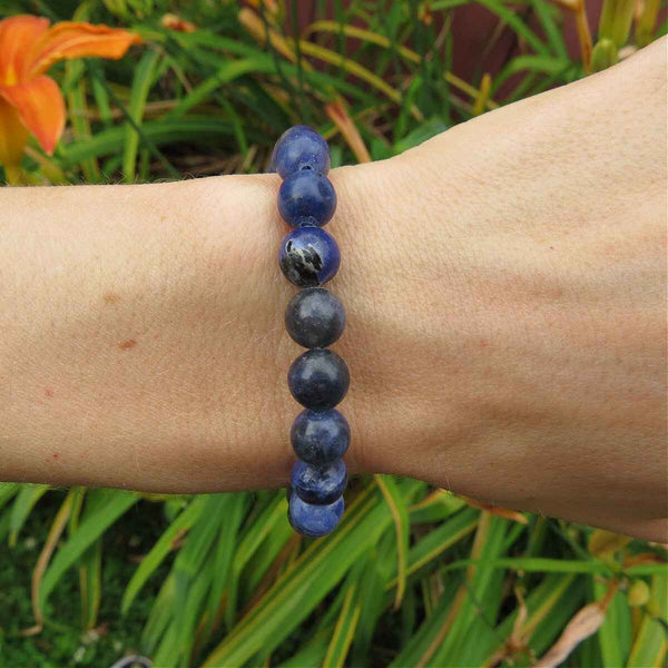 Blue Sodalite Crystal Bracelet 