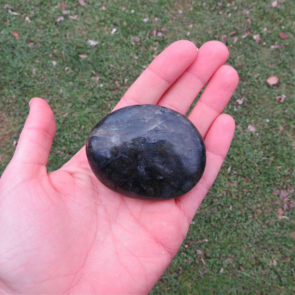 Labradorite Palm Stone 2.25"