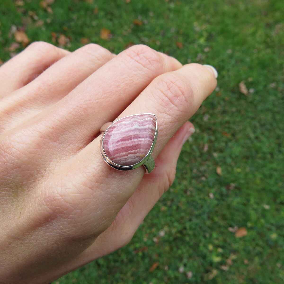 Rhodochrosite Teardrop Stones Rhodochrosite Teardrop Stones