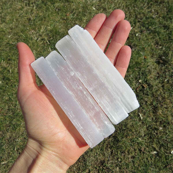 Small Selenite Wand | 4" Selenite Stick