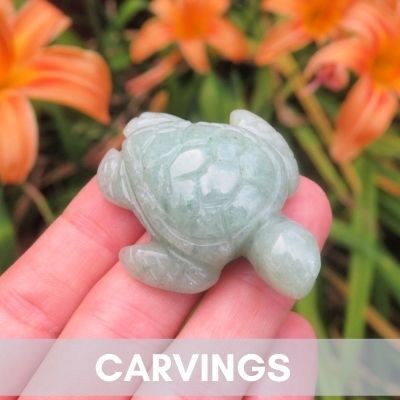 Carved Crystal Animal Stones