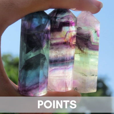 Crystal Points | Standing Stone Point Towers for Energy Focus ...