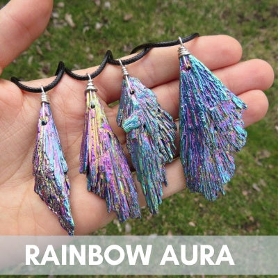 Rainbow Aura Crystal Jewelry