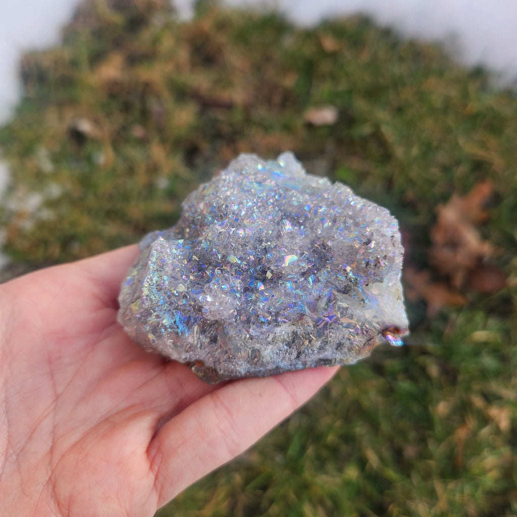 Aura Amethyst Crystal