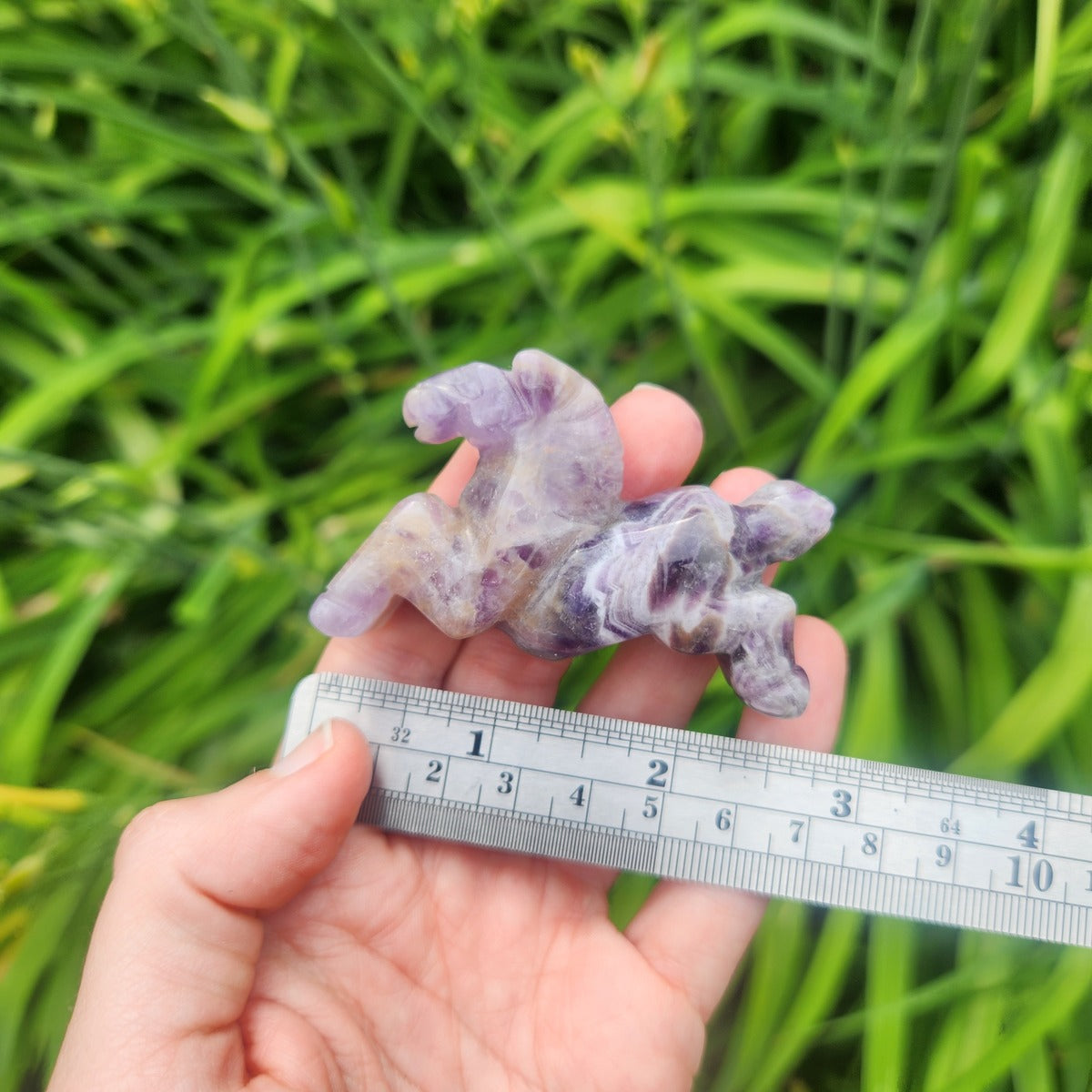 Dream Amethyst Crystal Horse Animal Totem