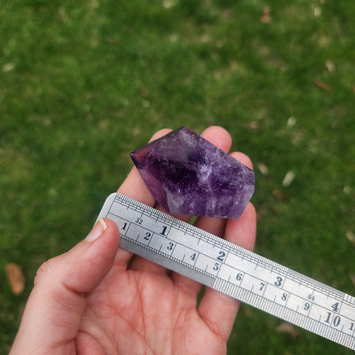 Amethyst Crystal Point Standing Tower 2"
