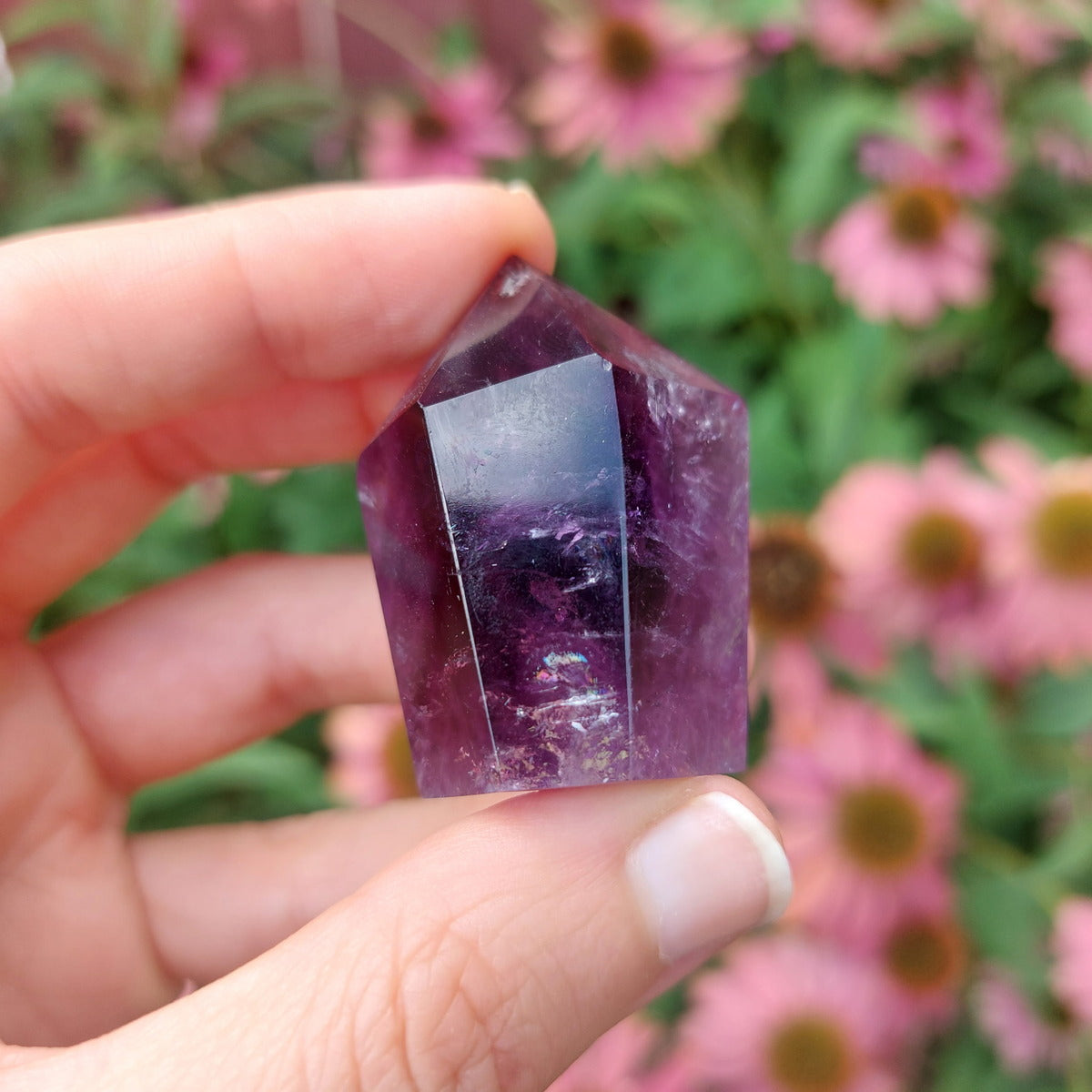 Amethyst Crystal Point Tower