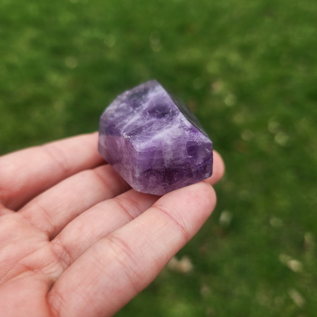 Amethyst Crystal Point Standing Tower 2"