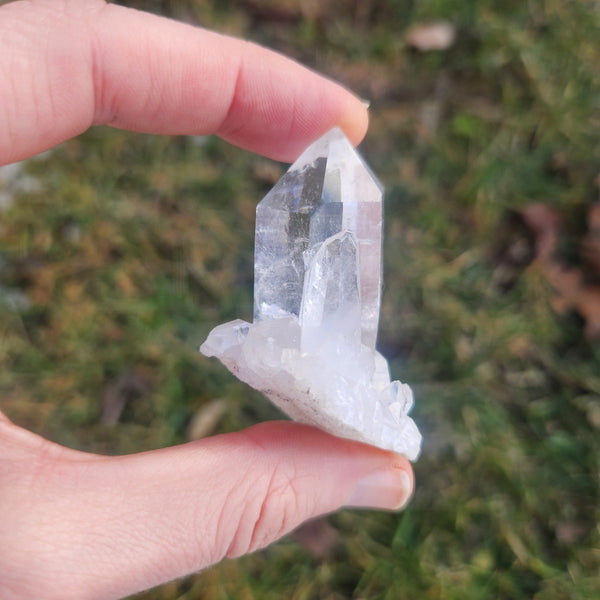 Raw Clear Quartz Crystal Point