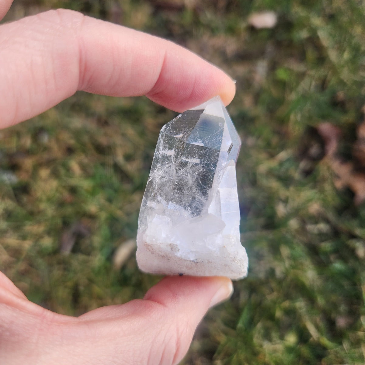 Arkansas Quartz Crystal Point 2" Clear Quartz Standing Stone