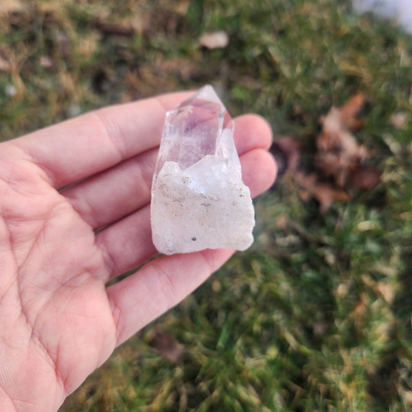 Arkansas Quartz Crystal Point 2" Clear Quartz Standing Stone