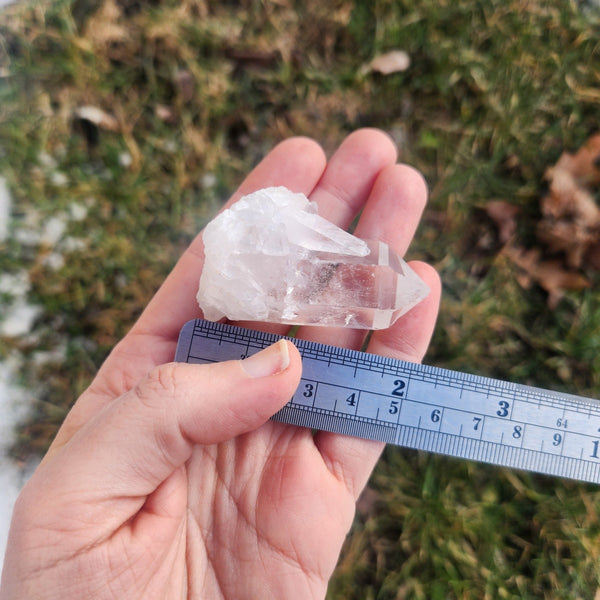 Arkansas Quartz Crystal Point 2" Clear Quartz Standing Stone
