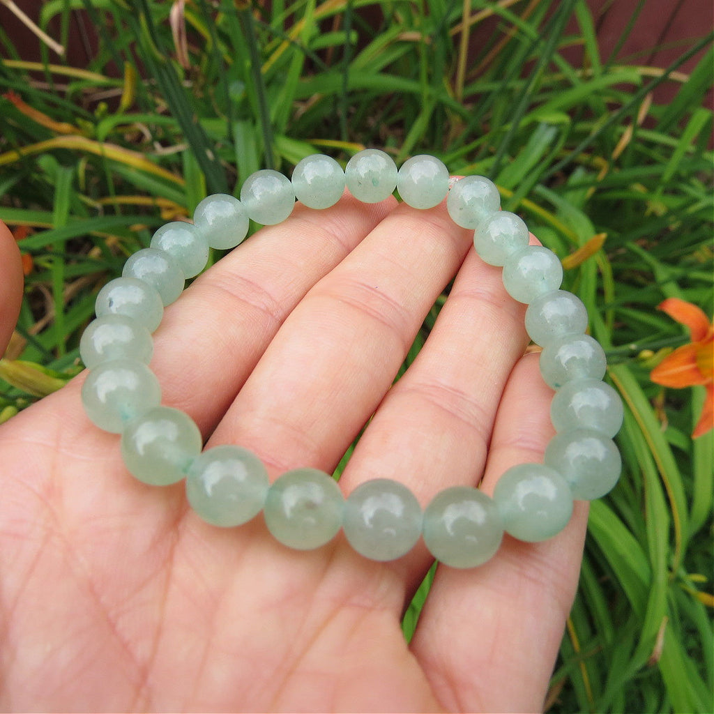 Aventurine Crystal Bracelet 8mm Stone Beads