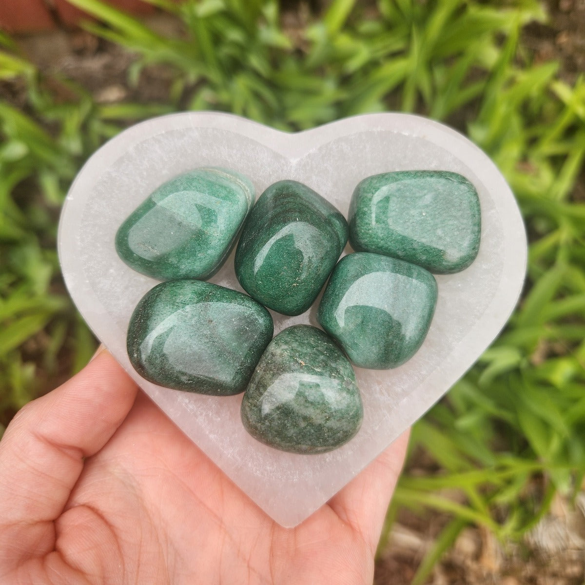 Green Aventurine Crystal Tumbled Stone