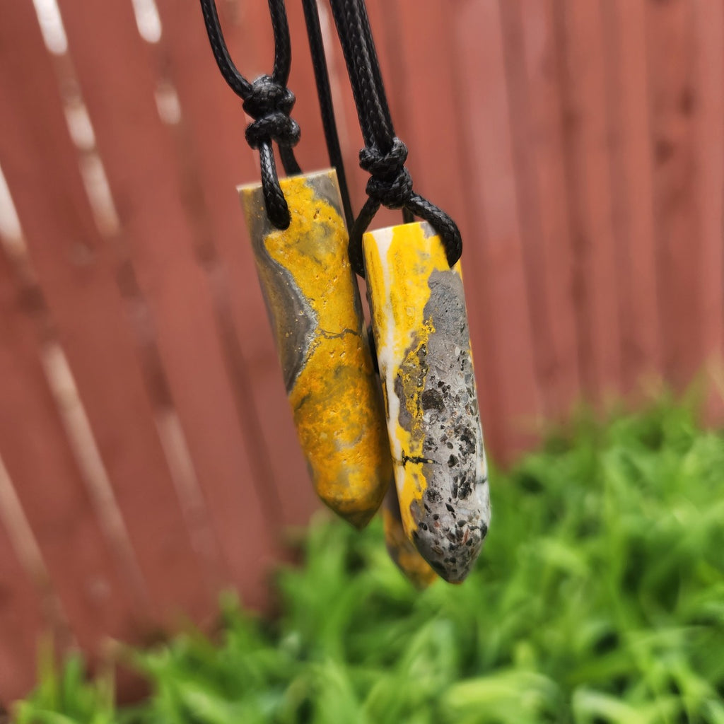 Bumble Bee Jasper Necklaces
