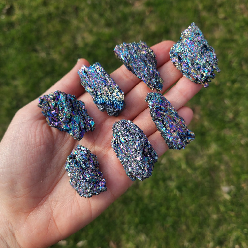 Rainbow Carborundum Crystal