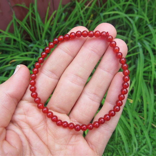 Orange Carnelian Crystal Braclet