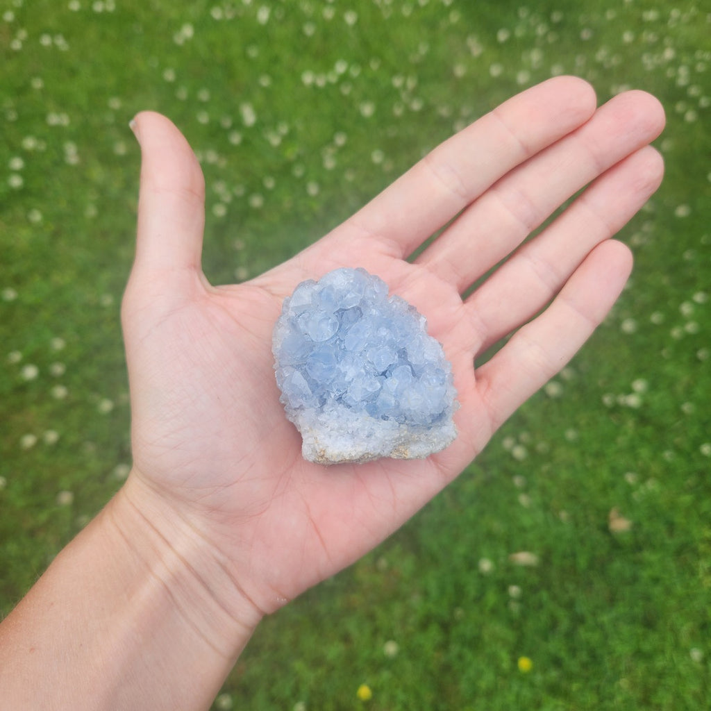 Raw Celestite Stone Cluster