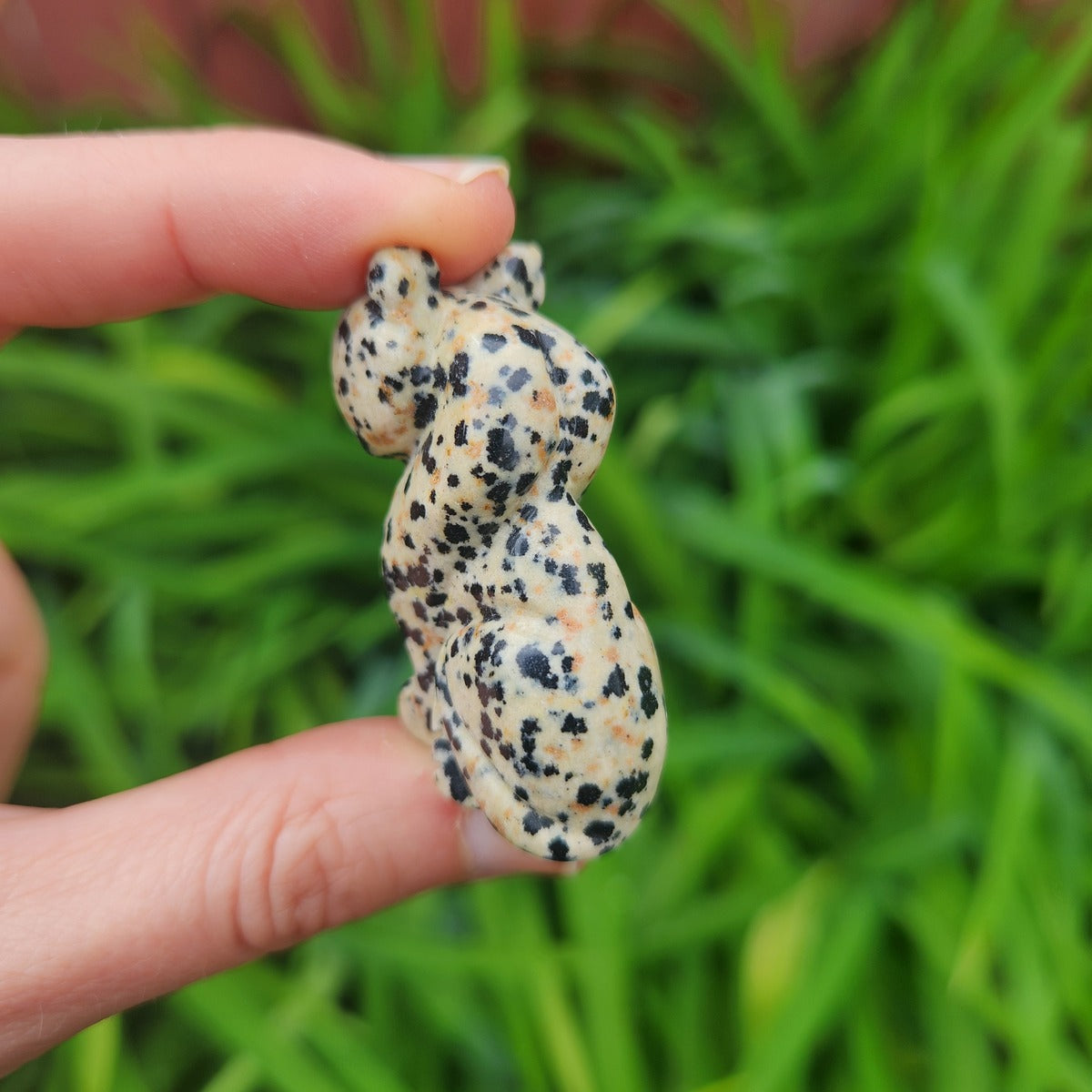 Cheetah Crystal Cat Stone Carving 2.5" | Spotted Leopard Animal Figurine
