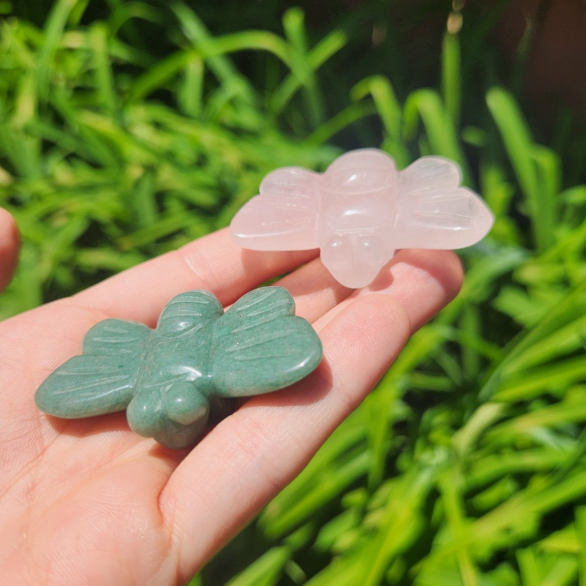 Crystal Bumble Bee Stone Animal Carving