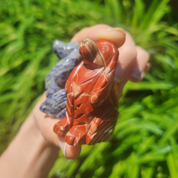 Cocker Spaniel Crystal Dog Carving
