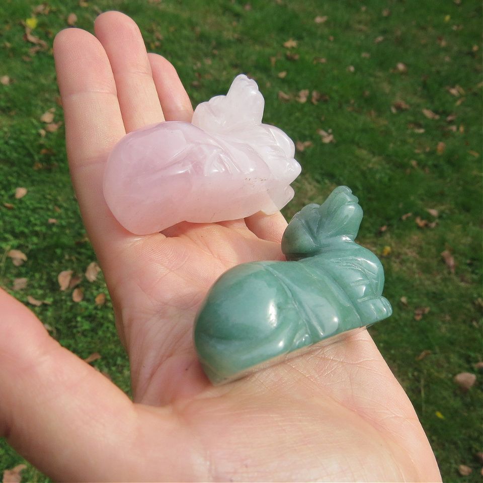 Dachshund Crystal Dog Stone Animal Figurine