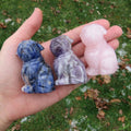 Crystal Dog Figurine - Pug