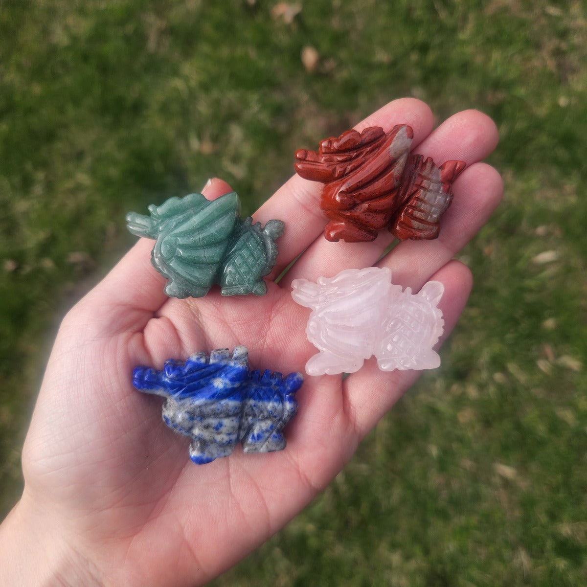 Crystal Dragon Stone Animal Carving