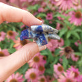 Crystal Eagle Carving Lapis Lazuli Stone