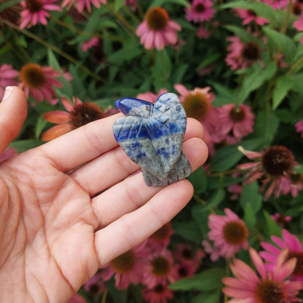 Crystal Eagle Figurine - Lapis Lazuli