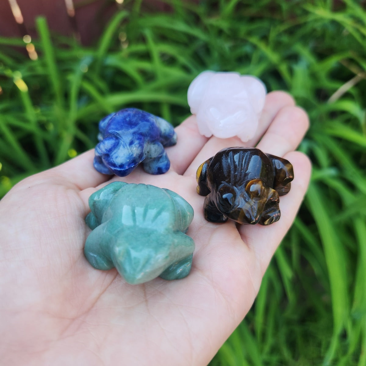 Frog Crystal Animal Carving