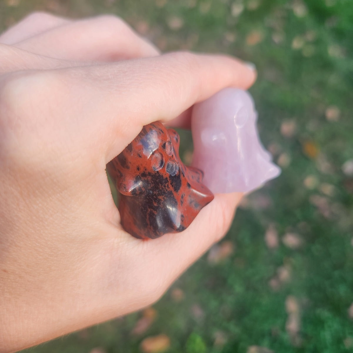 Carved Stone Ghost Figurine