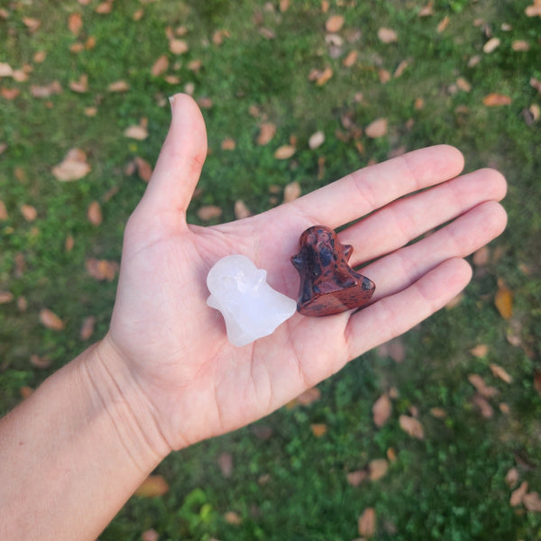 Crystal Ghost Halloween Decor