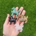 Crystal Horse Stone Animal Carving 1.75"