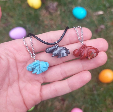 Mini Crystal Rabbit Necklace