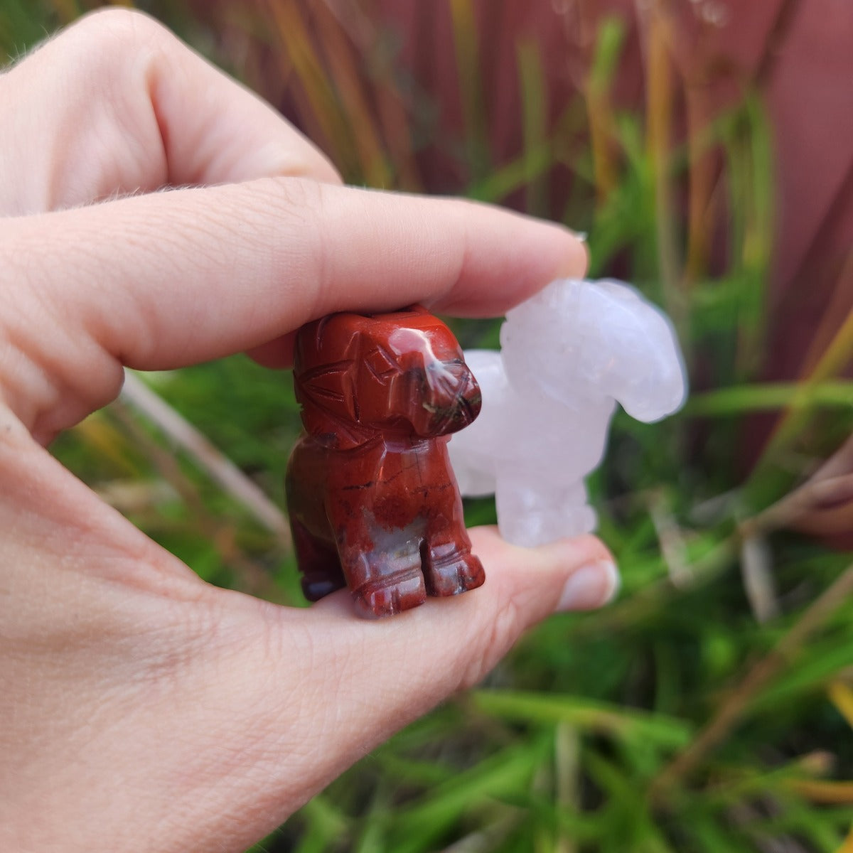 Crystal Ram Stone Animal Figurine 1.75" Aries Zodiac