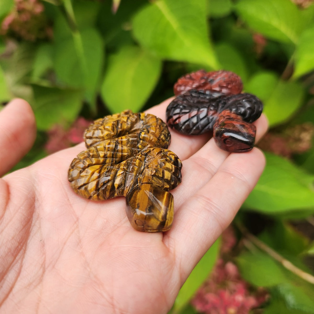 Crystal Snake Stone Animal Figurines