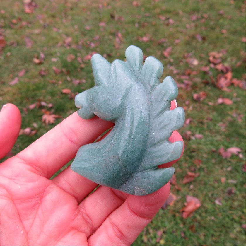 Green Aventurine Crystal Unicorn