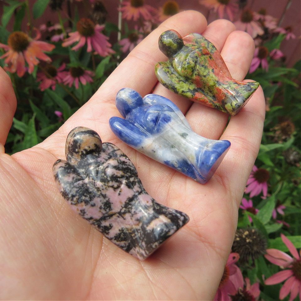 Crystal Angel Carvings