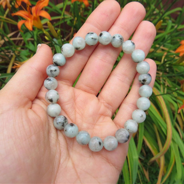 Kiwi Jasper Crystal Bracelet