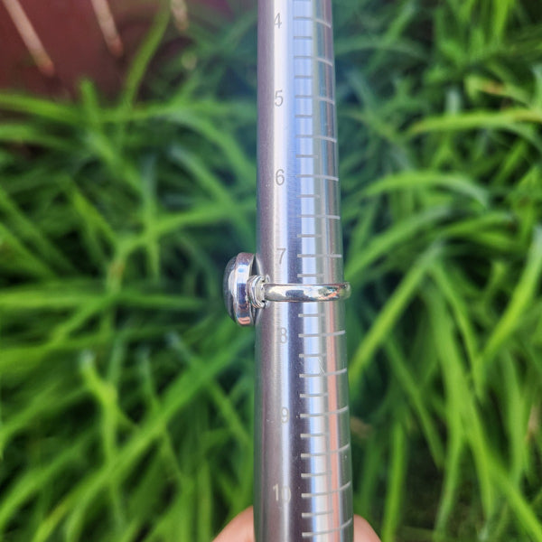 Blue Labradorite Crystal Ring in Sterling Silver Size 7.5