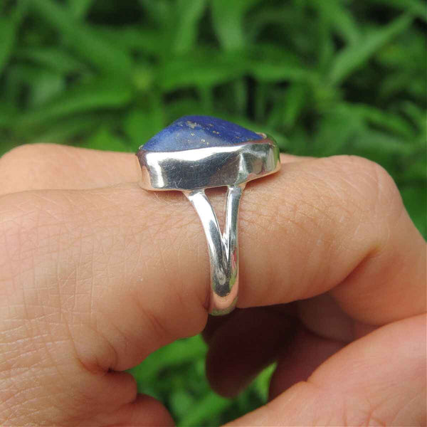 Lapis Lazuli Ring Sterling Silver