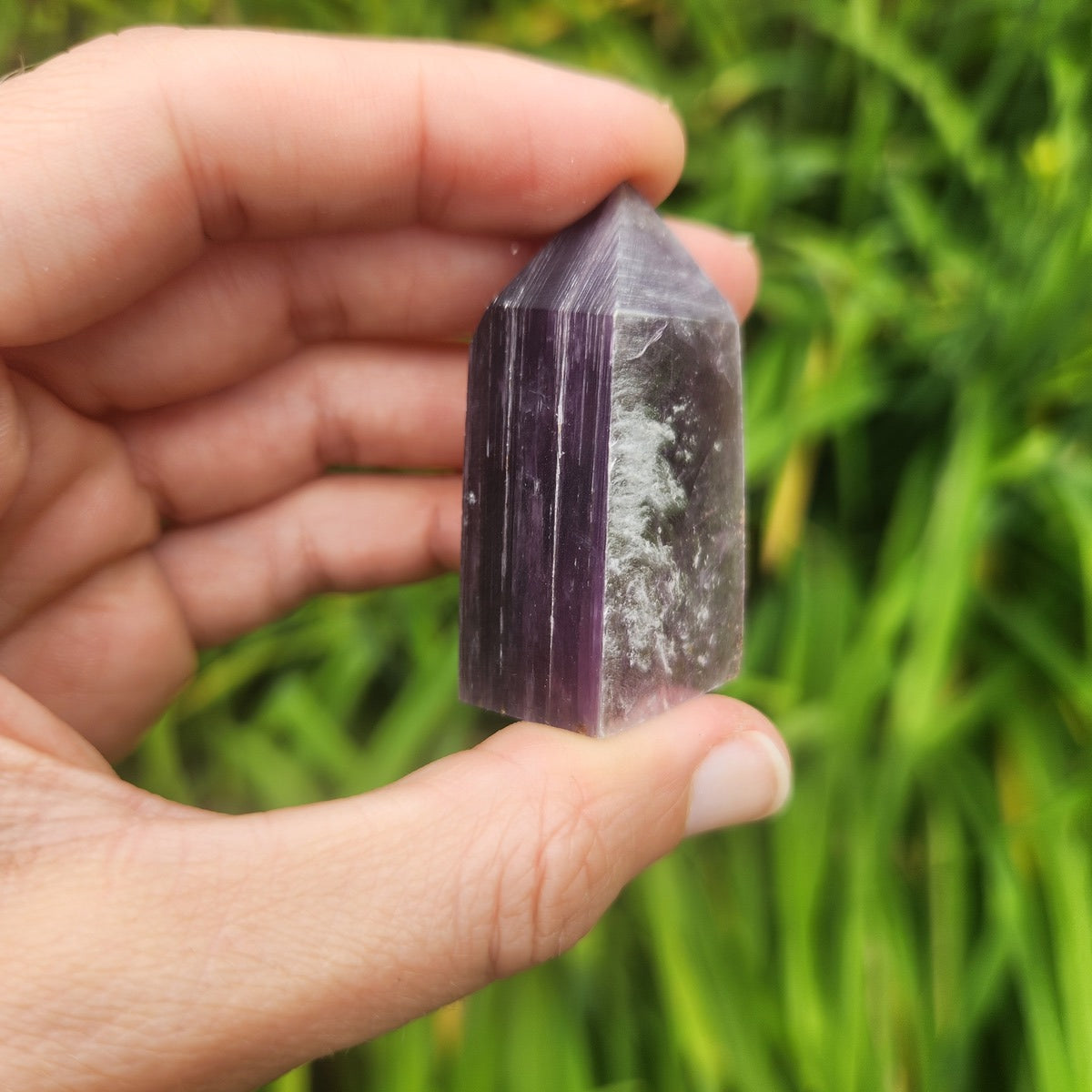 Lepidolite Stone Tower