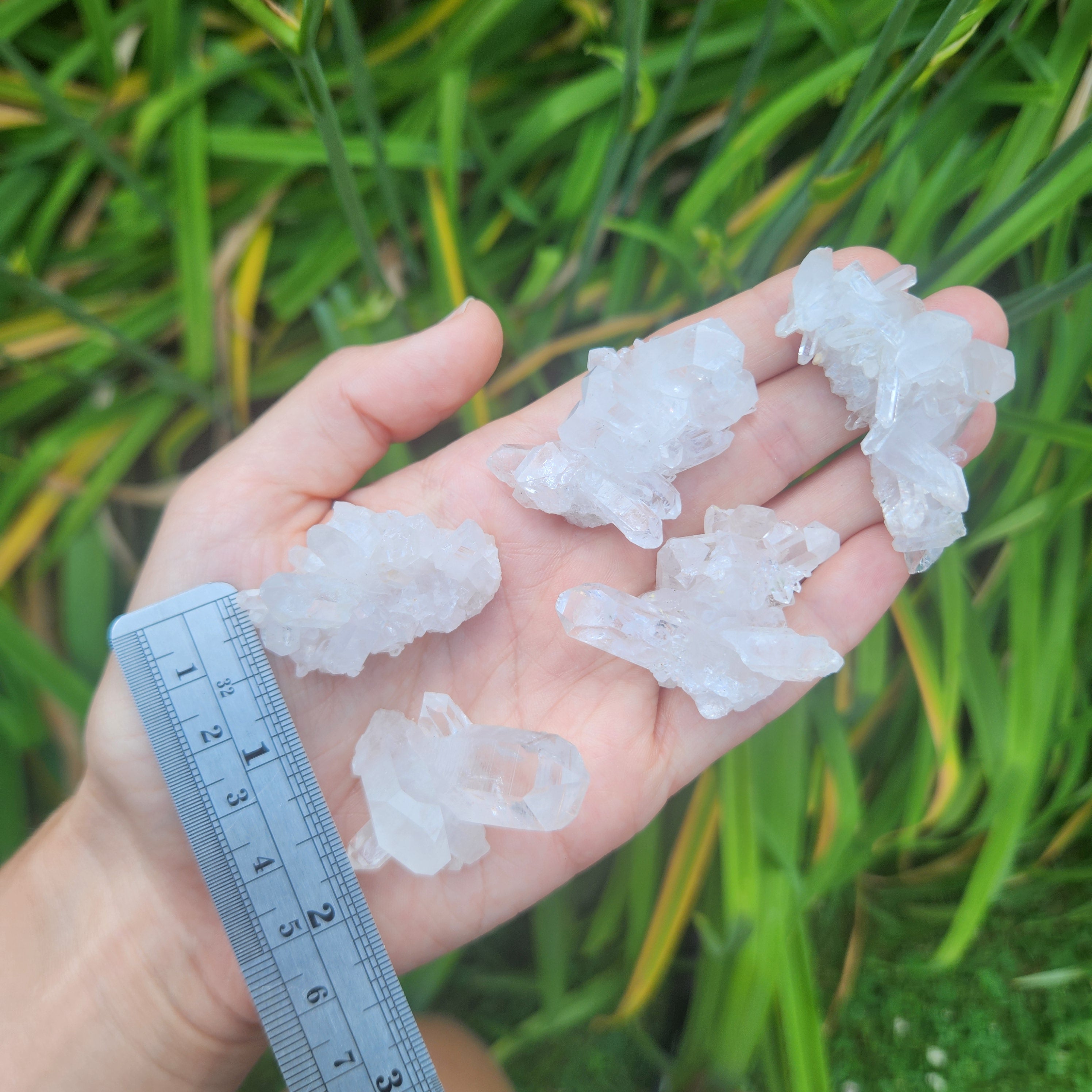 Mini Arkansas Quartz Crystal Clusters 1.5" Raw Quartz Stone