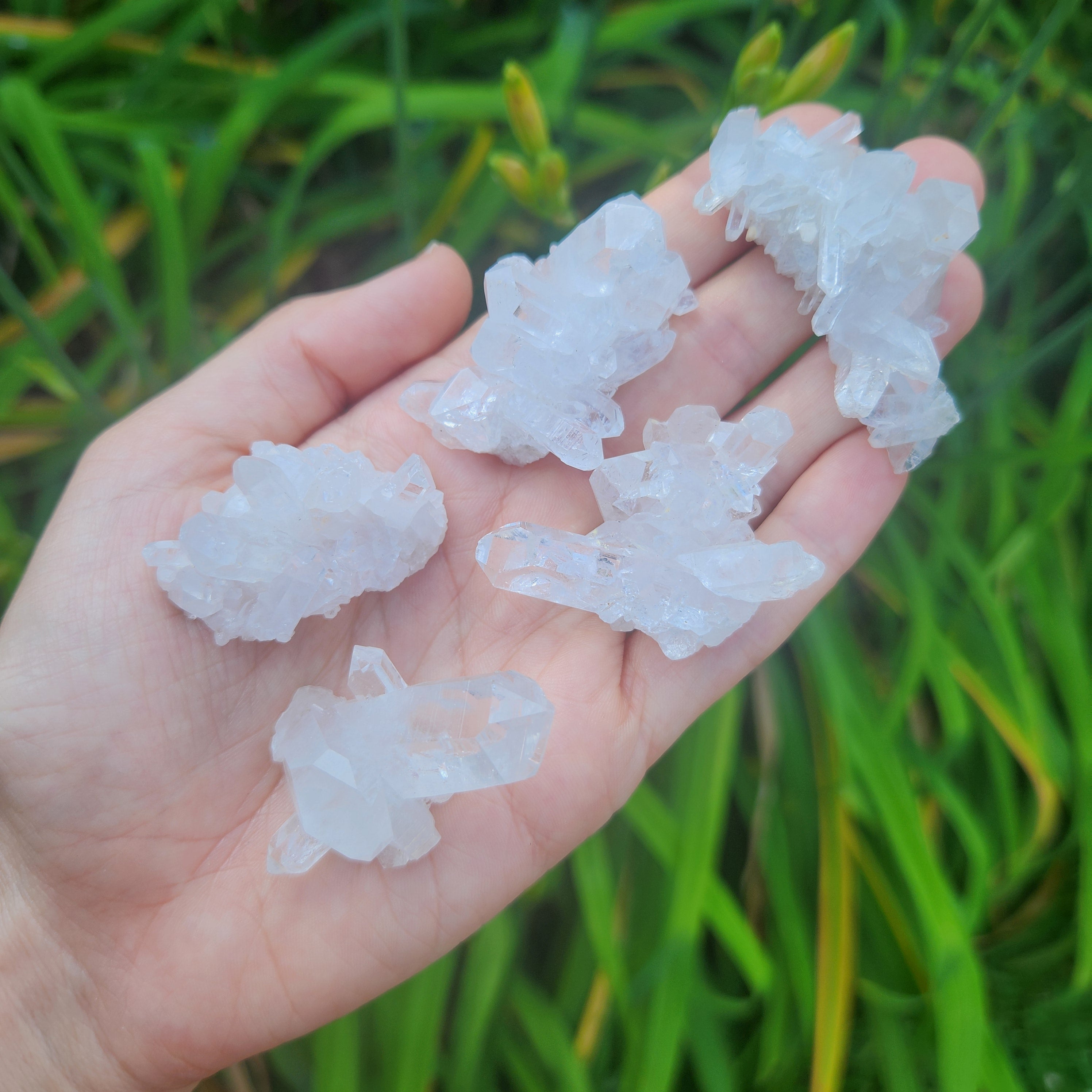 Raw Arkansas Quartz Crystal Clusters