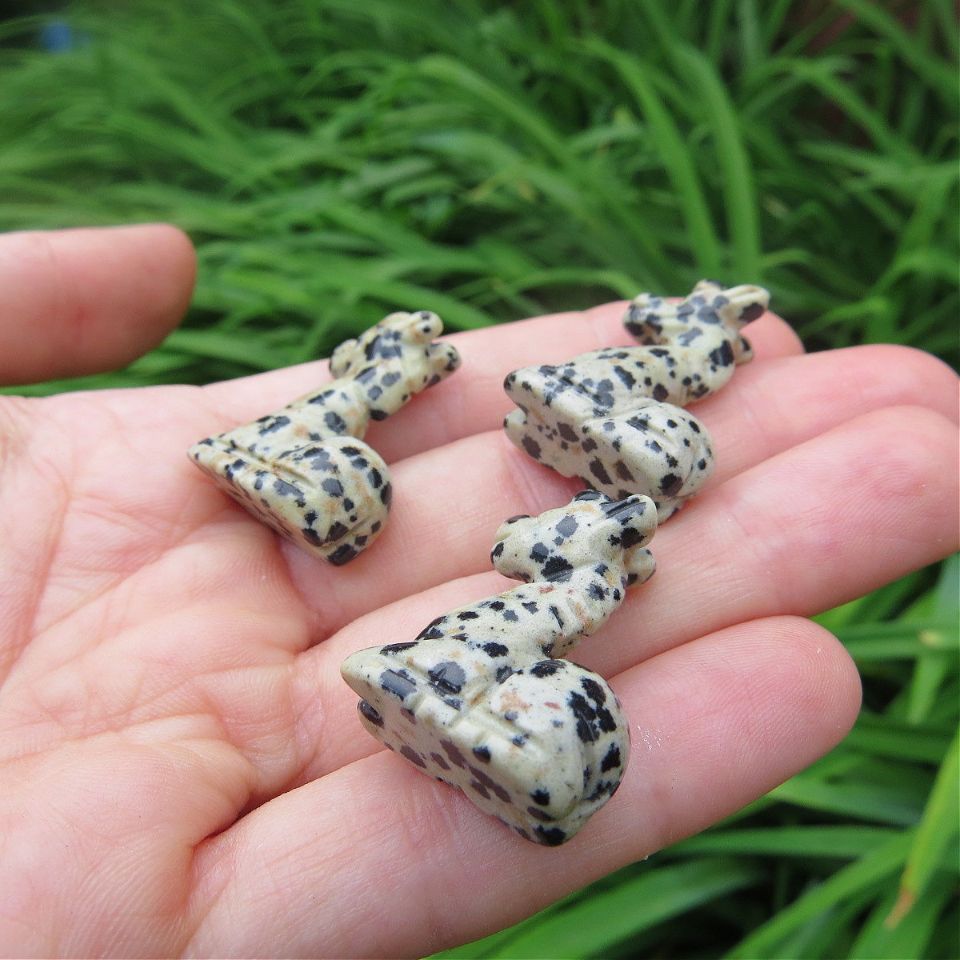 Mini Crystal Giraffe Stone Carvings