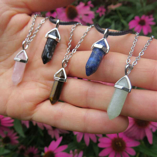 Mini Stone Point Necklaces