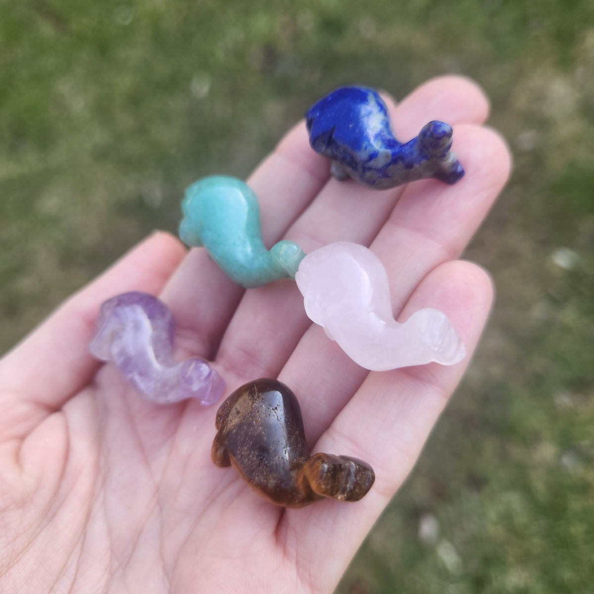 Mini Crystal Whale Animal Figurines