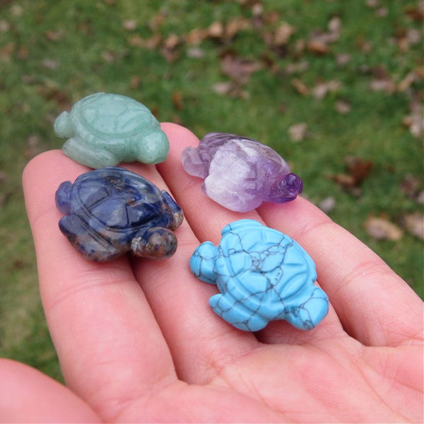 Crystal Sea Turtle Stone